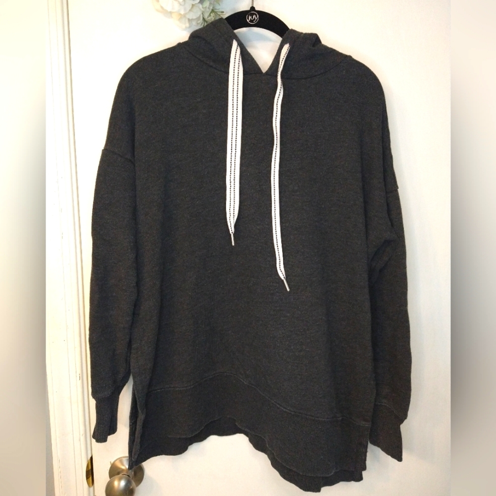 Aerie Gray Oversized Hoodie